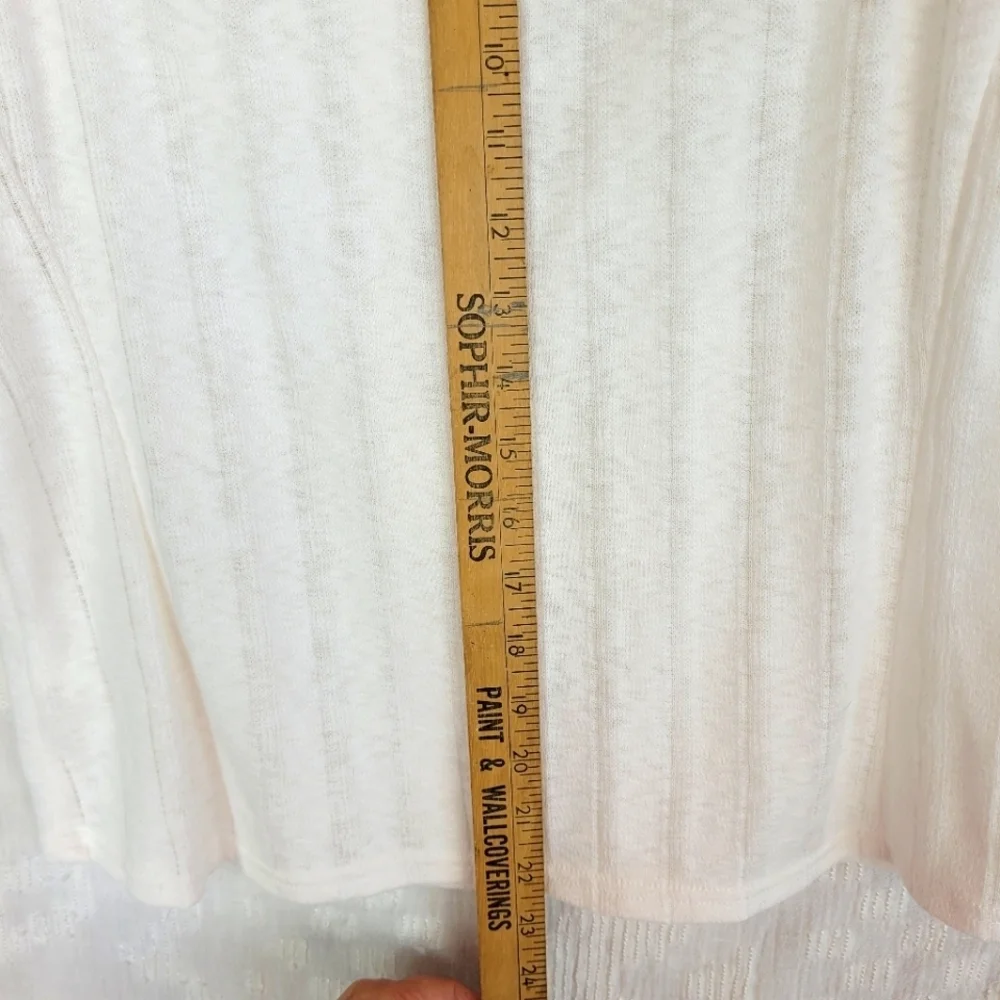 Code x Mode ivory top button front square neckline flare sleeves fairy girly M - Picture 2 of 8